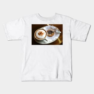 Coffee With Cookie Kids T-Shirt